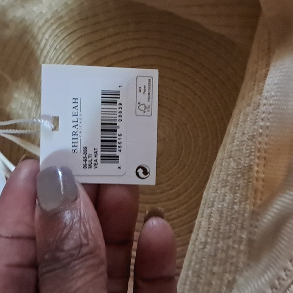 Shiraleah Wide Floppy Brim Straw Woven Sun Hat Packable - Picture 8 of 8